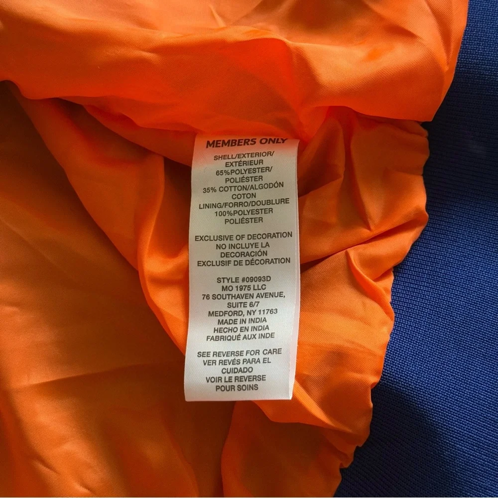 Members Only‎ Jacket 3XL New York Islanders Inaugural Season Member Hockey NHL